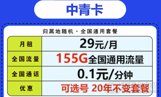 联通的29元优惠流量卡有哪些？上海联通畅视卡、联通中青卡、联通兔兔卡